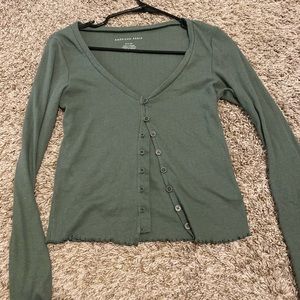 American Eagle green cardigan!